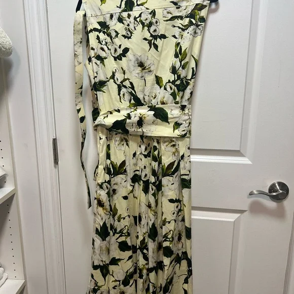 NOT- Samantha Sung Sleeveless MIDI Dress, butter yellow Size 10 - Picture 7 of 9